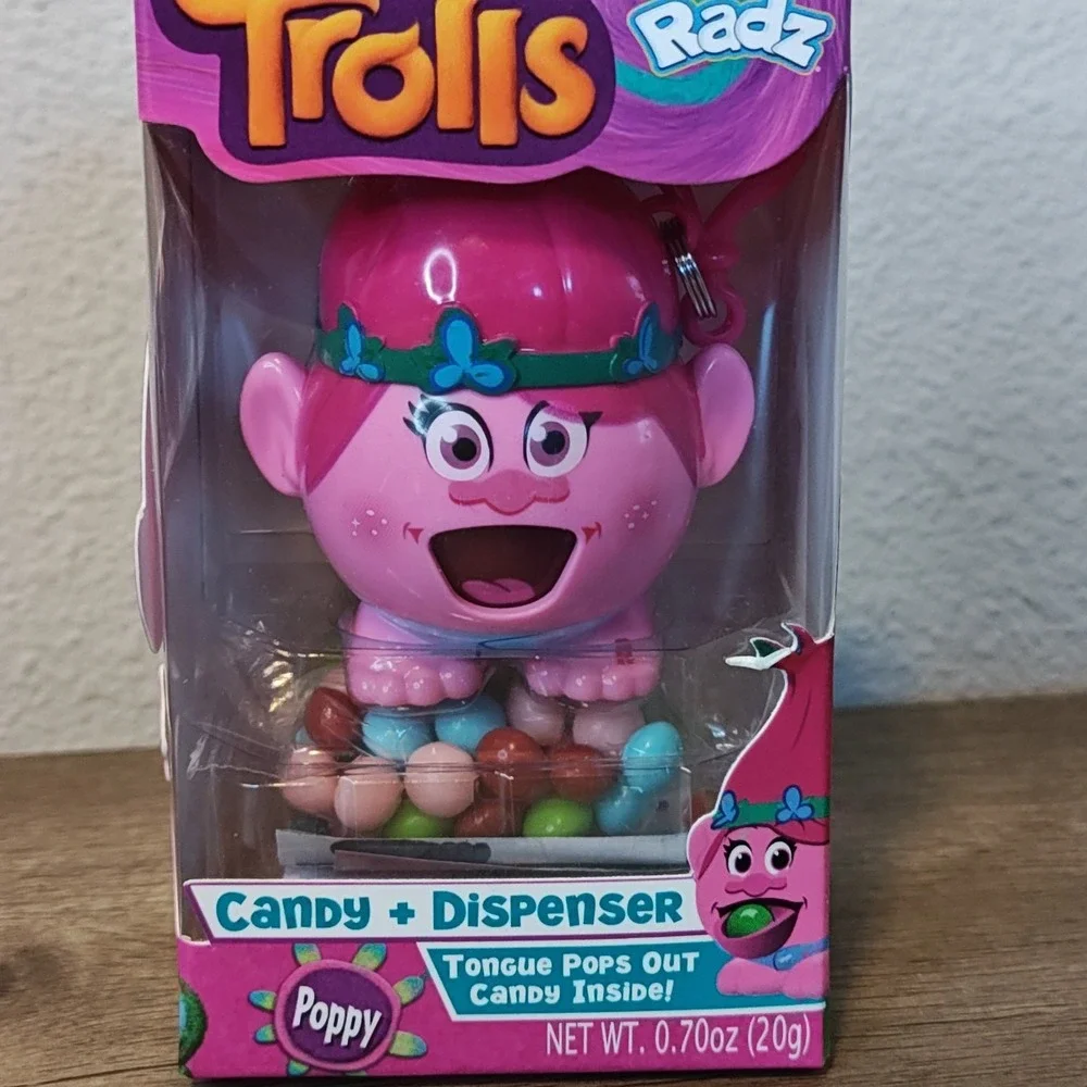 Radz Trolls Poppy Candy Dispenser Pink Target Exclusive Keychain Toy